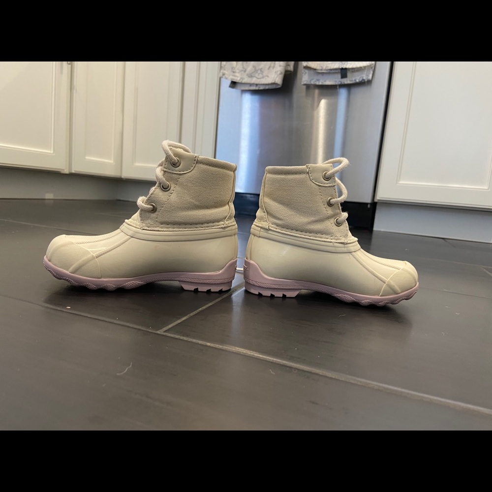 Sperry Port toddler rain boot waterproof 8 pink